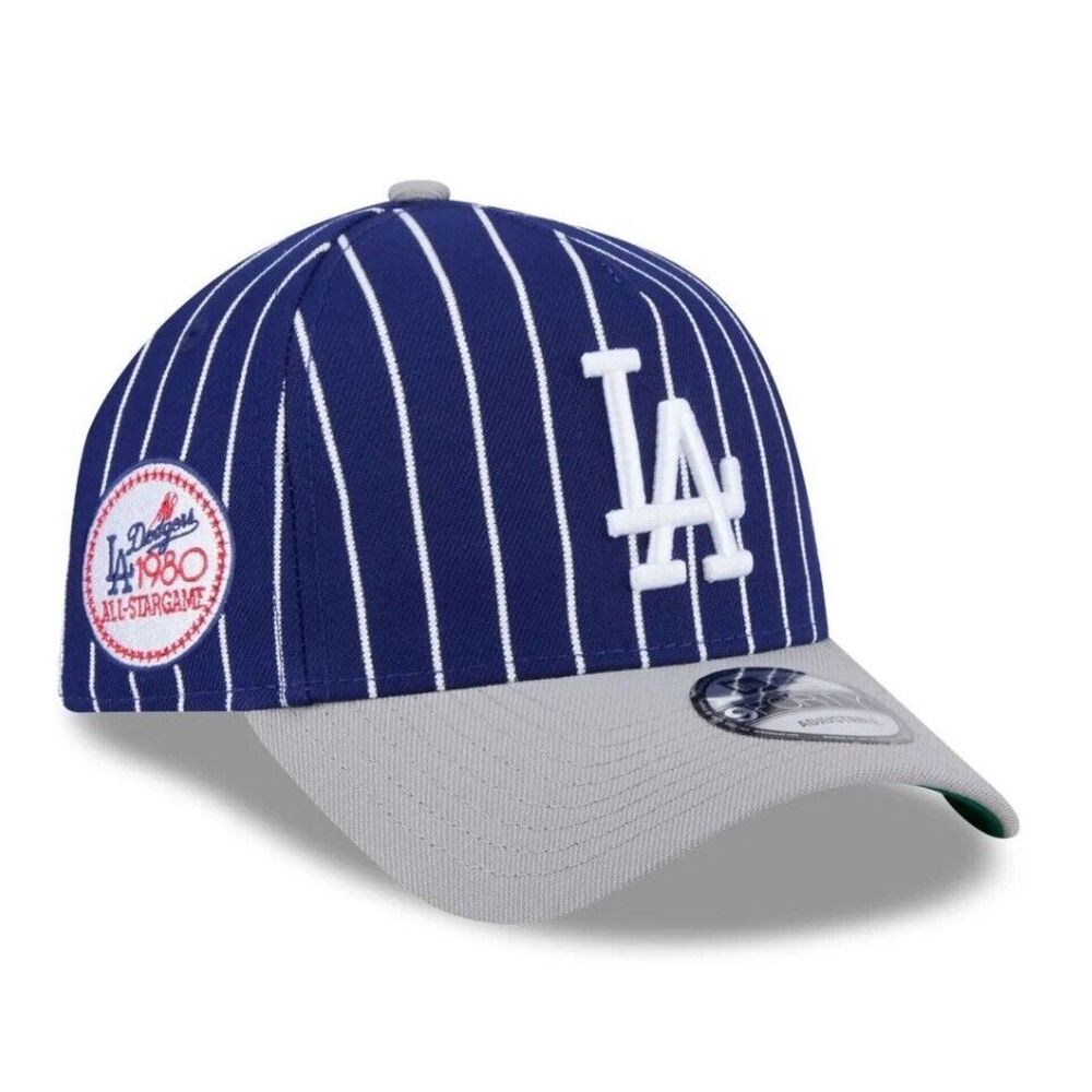 New Era Los Angeles Dodgers 9FORTY A-Frame Blue Pinstripe 1980 ASG Snapback Hat
